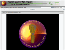 Tablet Screenshot of nuke.implantologiaorale.it